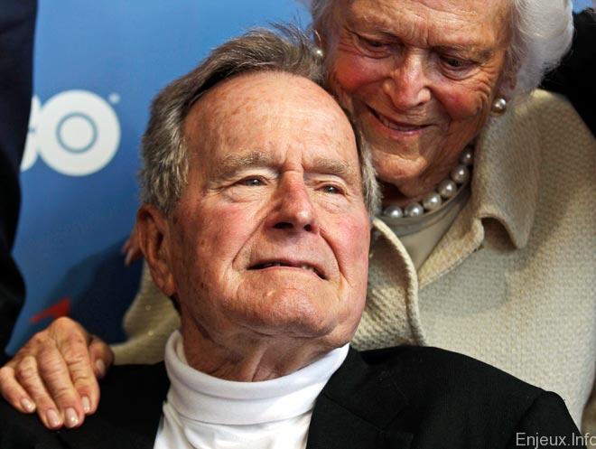George H.W. Bush est très malade