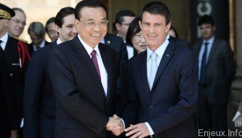 Le Premier ministre chinois en France, des milliards d’euros de contrats en perspective