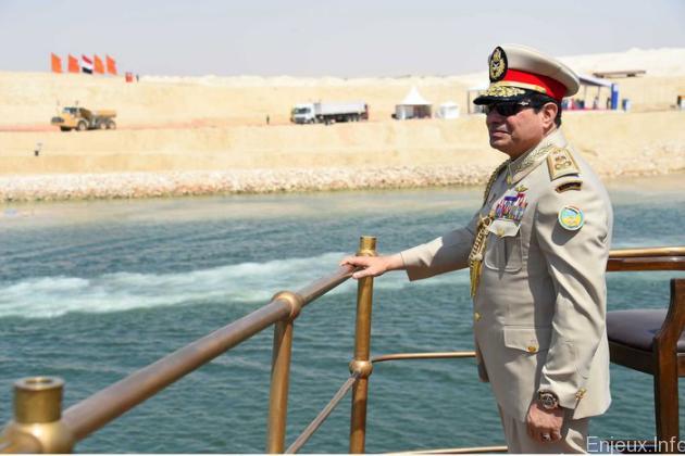 Egypte : inauguration du nouveau canal de Suez