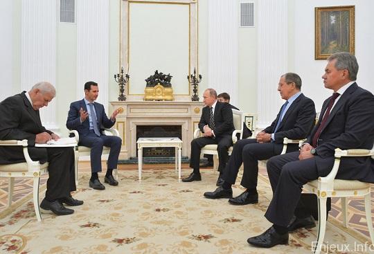 Visite secrète de Bachar al-Assad à Moscou