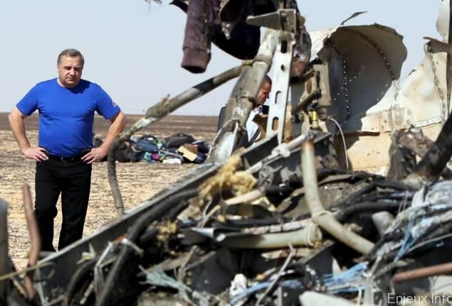 Les enquêteurs égyptiens n’écartent aucune hypothèse dans le crash de l’avion russe