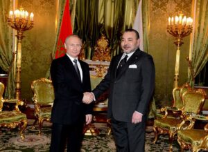 Entretiens au Kremlin entre SM le Roi et le Pr√©sident Vladimir Poutine