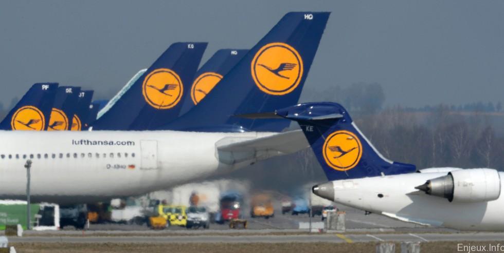 Allemagne : Le trafic de Lufthansa perturbé par la grève des employés du service public