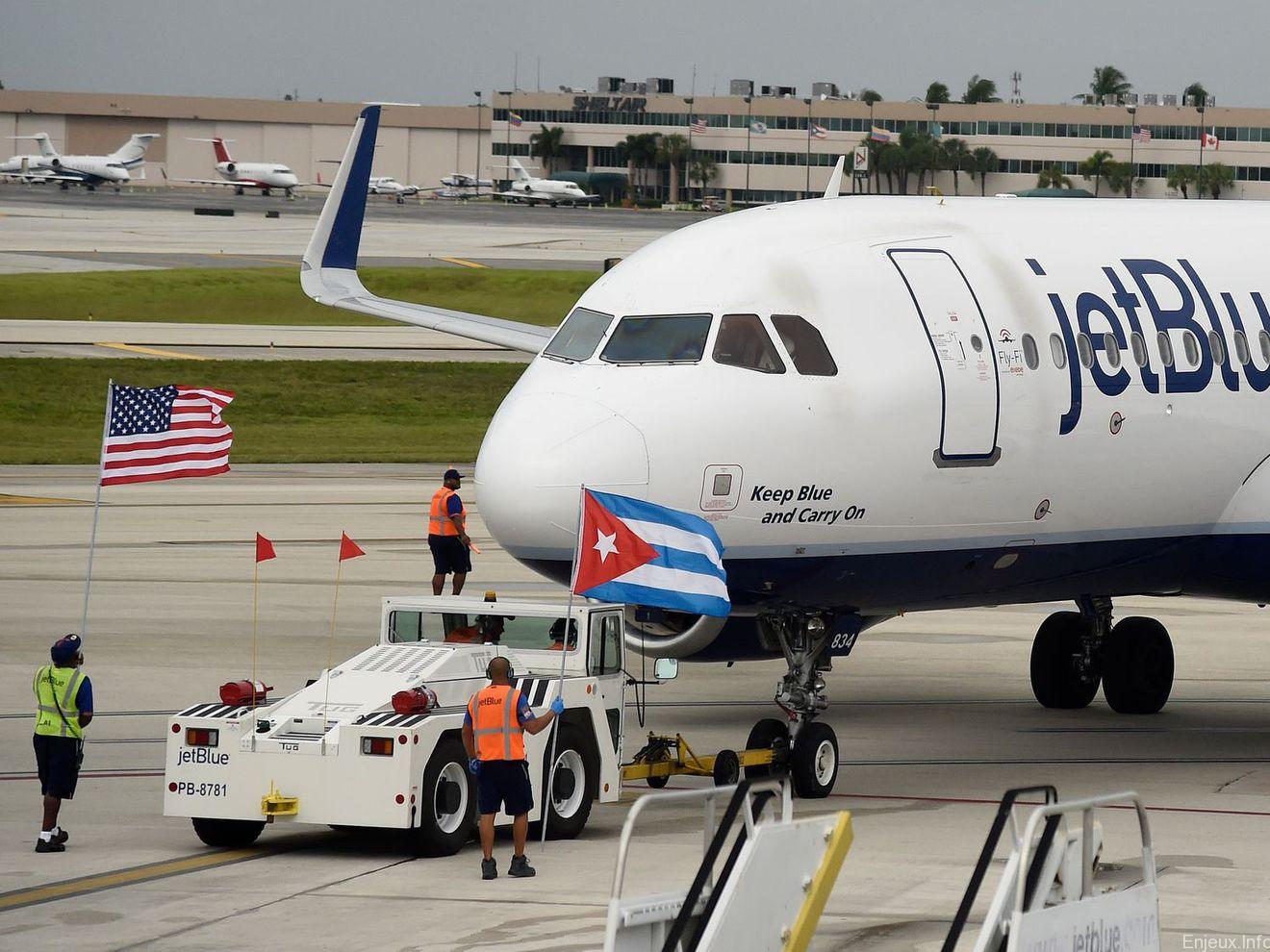 Les Etats-Unis et Cuba inaugurent le premier vol commercial depuis un demi-siècle