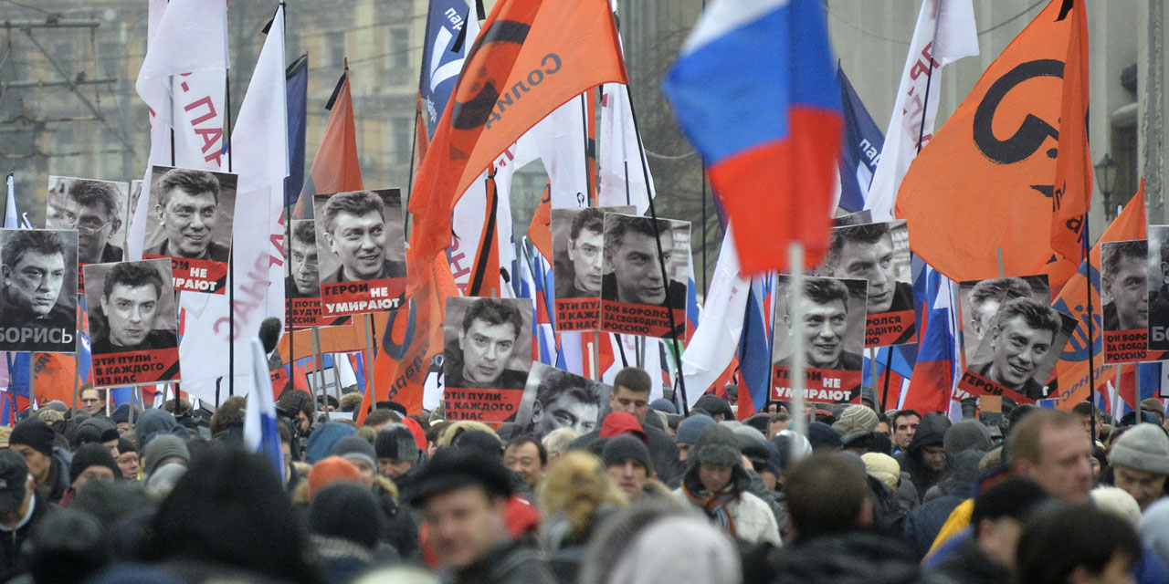 L’opposition russe rend hommage à Boris Nemtsov, assassiné il y a deux ans