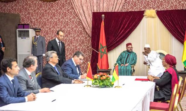 Guinée: Plusieurs accords de coopération signés en marge de la visite du roi du Maroc