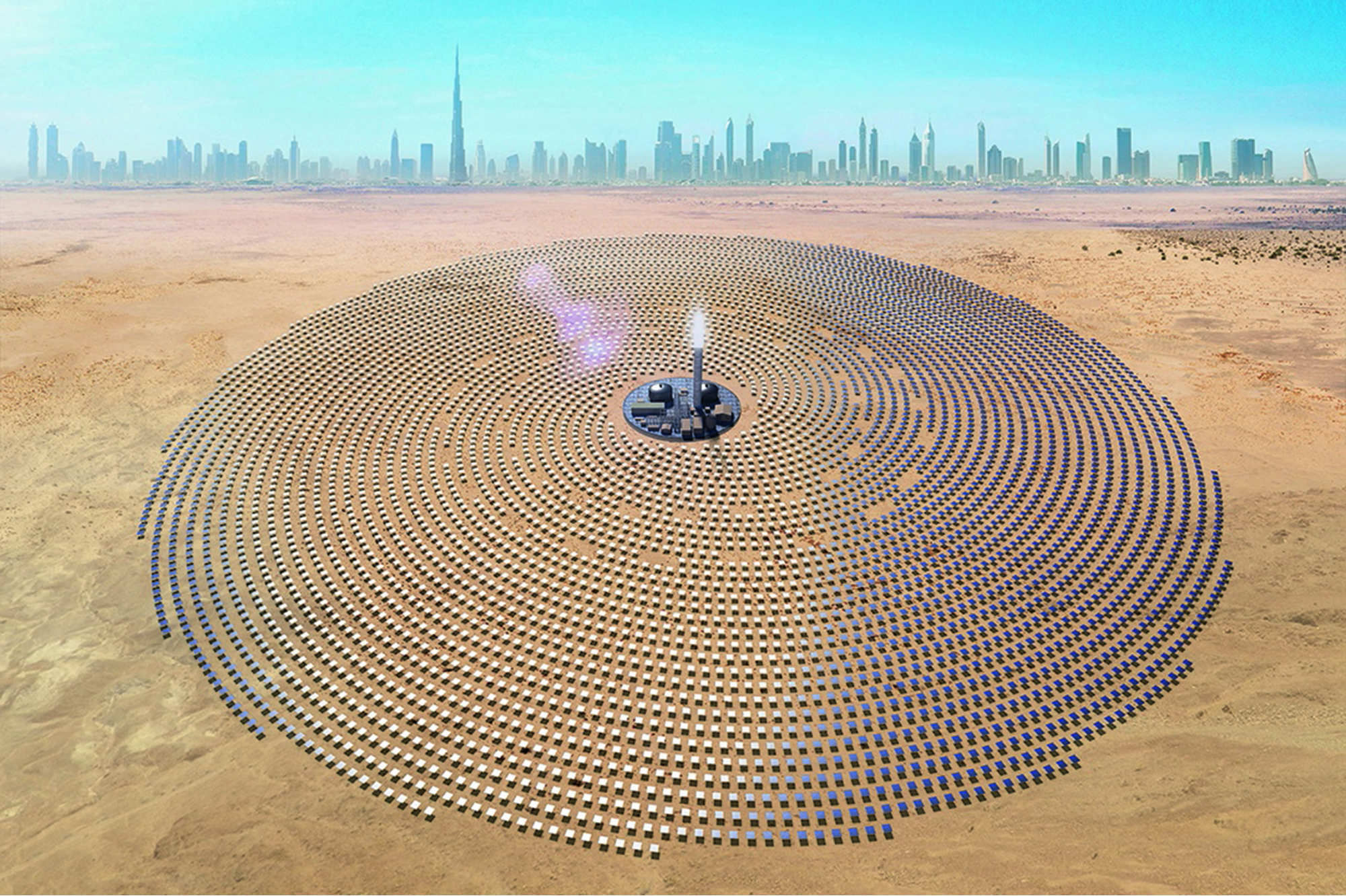 Le groupe français EDF lance à Dubaï de la 3è phase du parc solaire Al Maktoum