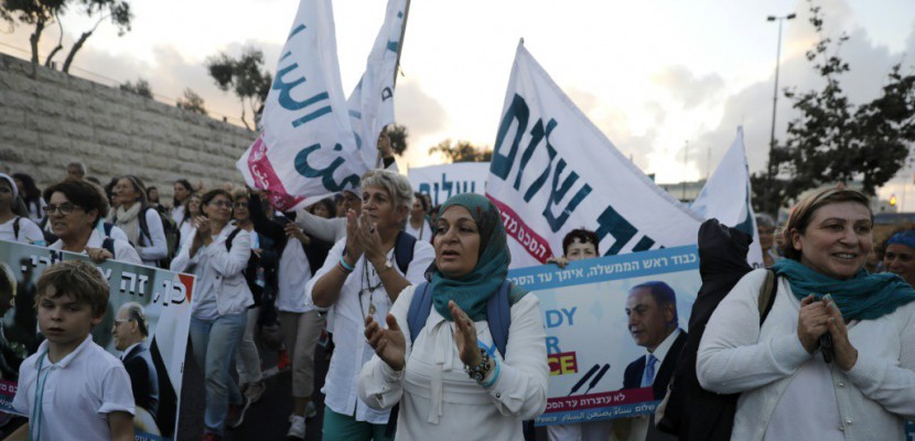 Une grande marche des femmes israéliennes et palestiniennes  pour la paix