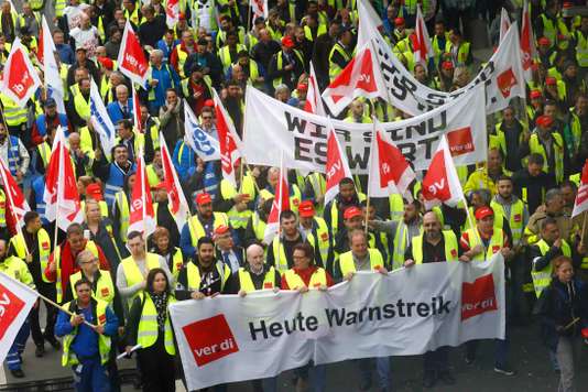 Une grève en Allemagne bloque plusieurs aéroports