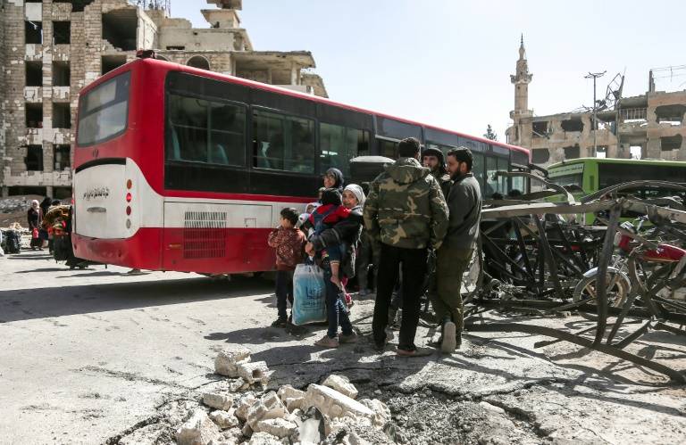 Syrie : Accord pour l’évacuation de rebelles de la Ghouta orientale