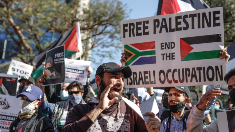 Des manifestants sud-africains appellent à la «fin de l’occupation illégale de la Palestine» par Israël