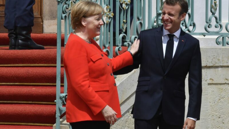 Merkel reçoit Macron à Berlin