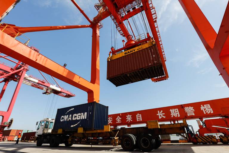 Les exportations en Chine affichent un net ralentissement de 3,9%
