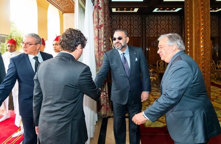 Le Roi Mohammed VI reçoit à Rabat le S.G de l’ONU, Antonio Guterres