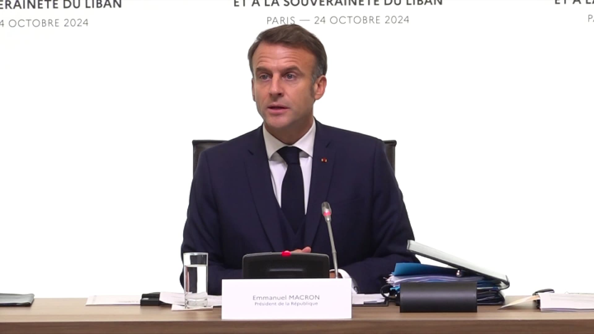 Macron appelle à un cessez-le-feu immédiat lors de la conférence sur le Liban